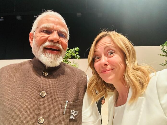 PM Modi and Itly PM Meloni PM Modi and Itly PM Meloni