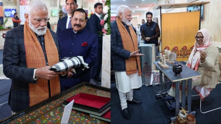 कश्मीर दौरे पर PM मोदी ने खरीदी खास पश्मीना शॉल, बनाने वाली महिला ने बताई इसकी खासियत – PM Modi bought a special pashmina shawl during his Kashmir tour woman who made it told its specialty ntc