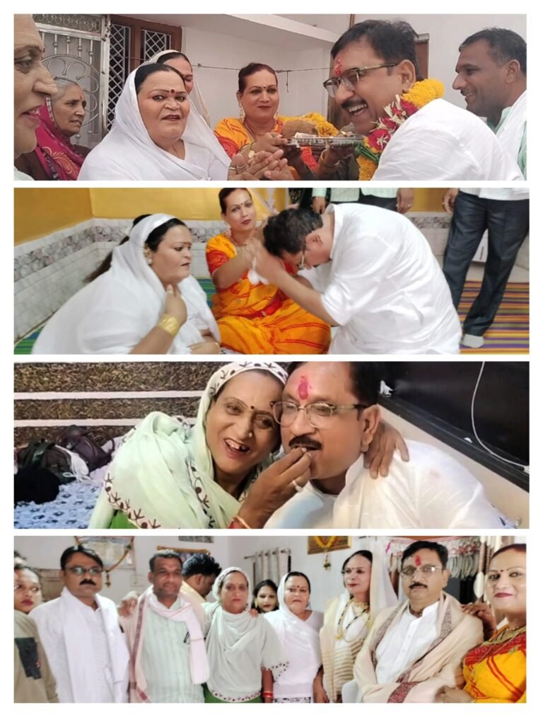 मध्यप्रदेश के जन जातीय कार्य मंत्री कुंवर विजय शाह ने किन्नरों के घर पहुंचकर किया भोजन, बोले ले जाएंगे अयोध्या।