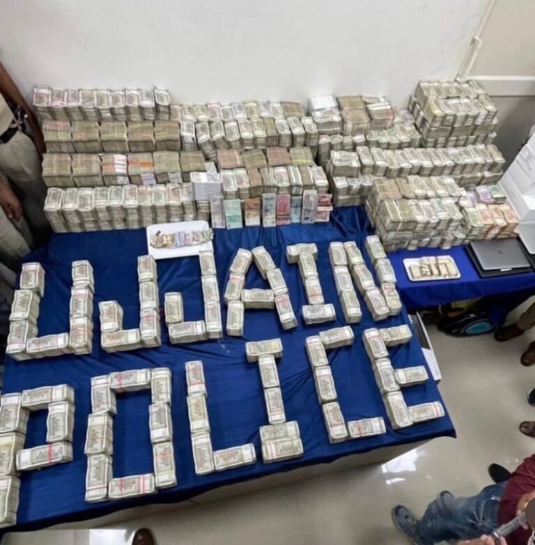 उज्जैन मे हुई पुलिस की ऐसी कार्यवाही… करोड़ों रुपए पकड़ाए मशीन से हुई नोटो की गिनती