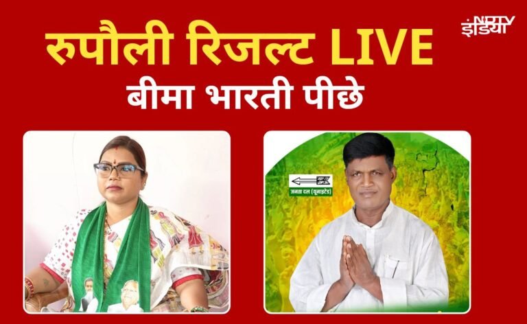 बिहार की रुपौली सीट पर JDU राजद दोनों की हार, निर्दलीय शंकर सिंह ने मारी बाजी