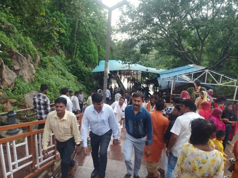 कलेक्टर ने श्री जटाशंकर धाम का निरीक्षण किया।