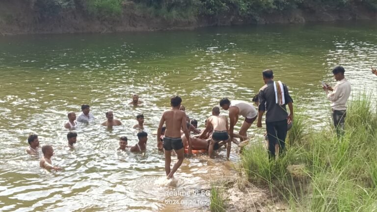 गंजबासौदा केवटें नदी में डूबने से तीन किशोरो की मौत।