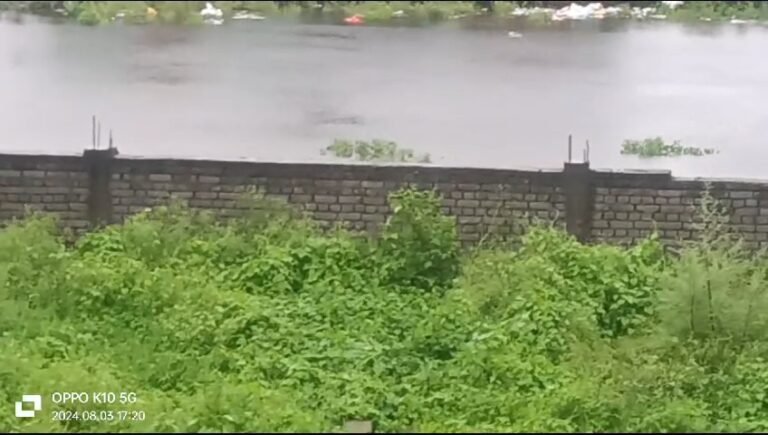 बारिश के बाद खेतों में घुसा रिलायंस कोल माइंस का मलबा, फसलें भी हुई खराब।