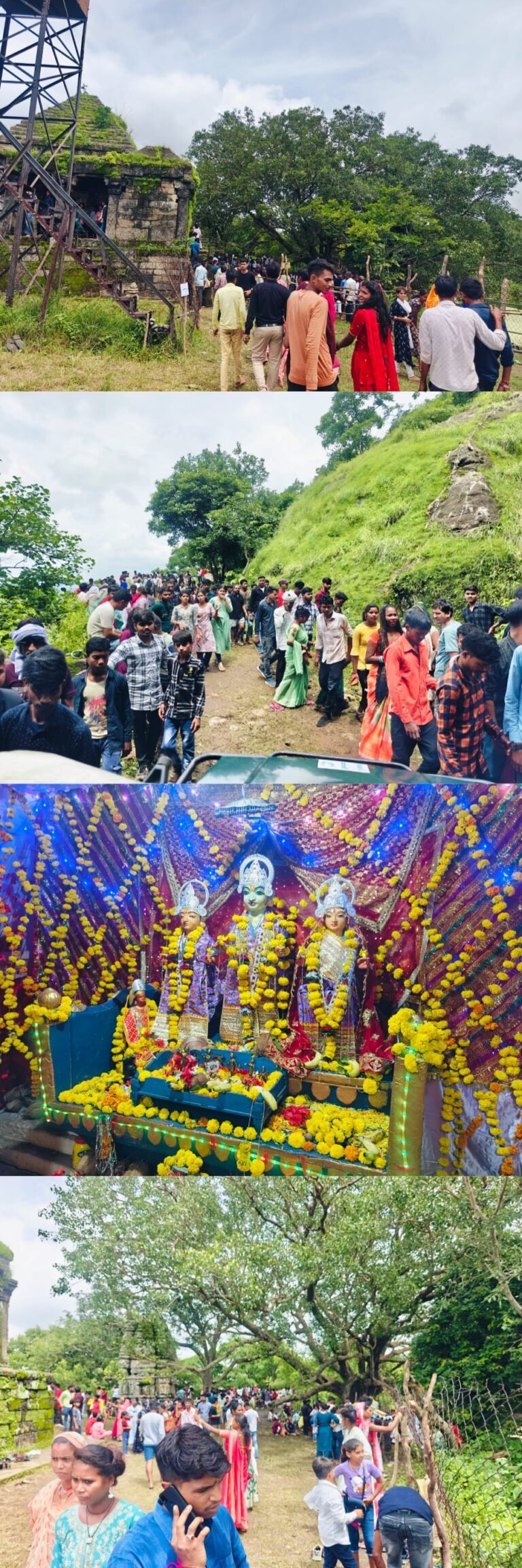 बांधवगढ़ किले में मनाई गई श्री कृष्ण जन्माष्टमी।