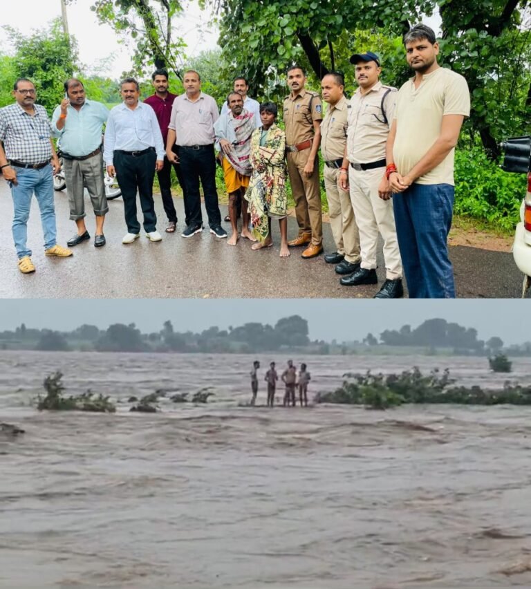 धसान नदी में फंसे 5 लोगों का हुआ रेस्क्यू कलेक्टर,एसपी मौके पर पहुंचने से सुरक्षात्मक दृष्टि से हुई त्वरित कार्यवाही।