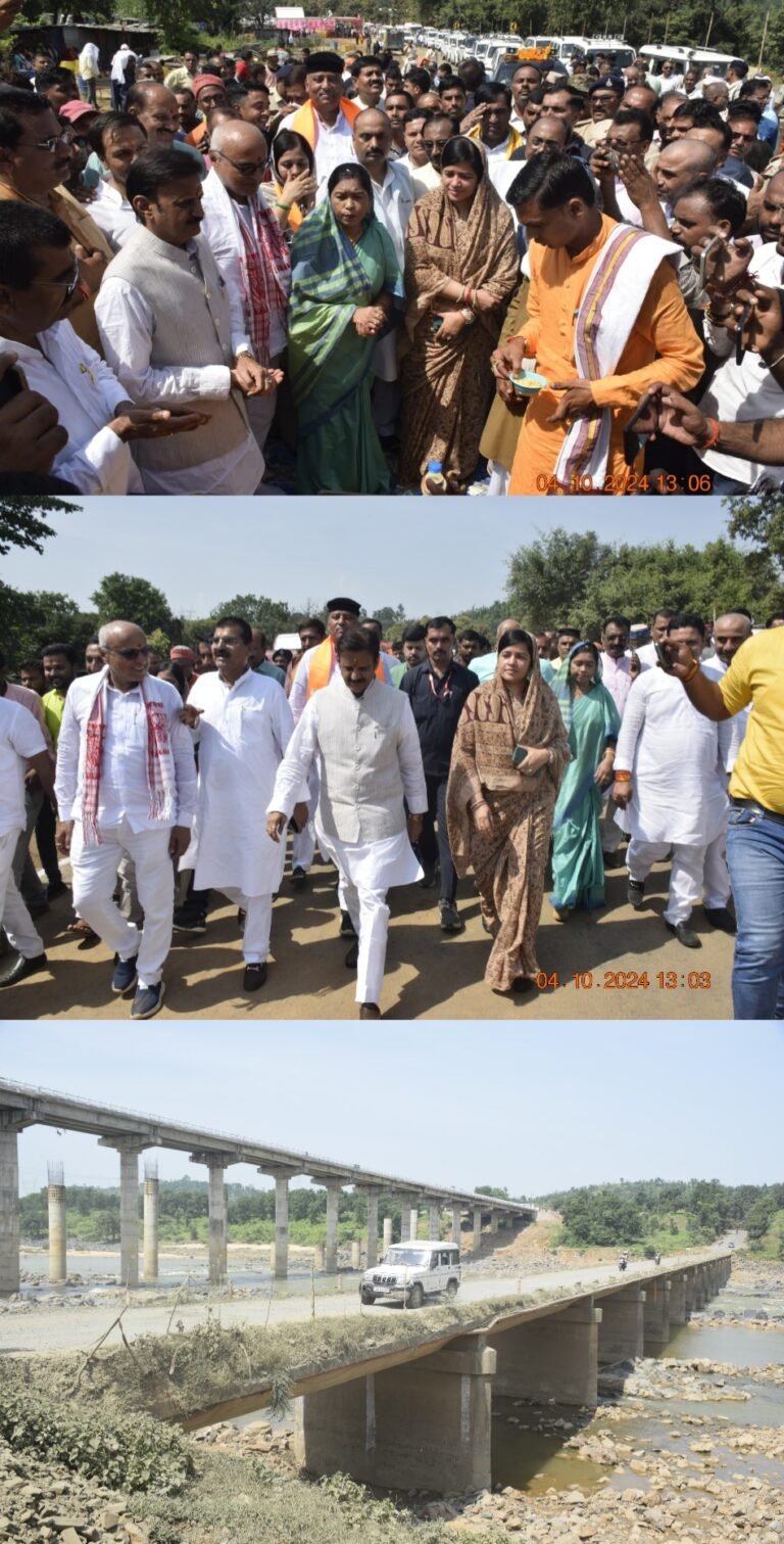 उप मुख्यमंत्री राजेन्द्र शुक्ल ने गोपद पुल का किया उद्घाटन: 10 करोड़ से बना 2 लेन पुल, राज्यमंत्री राधा सिंह भी मौजूद