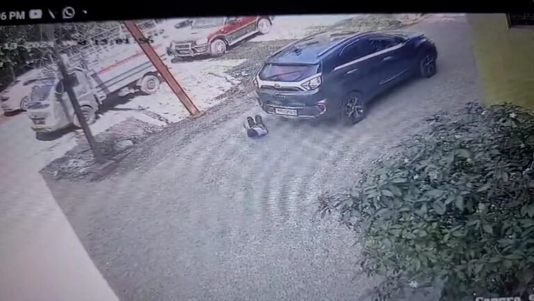 साइकल सवार मासूम को कार चालक ने कुचला,सीसीटीवी आया सामने..