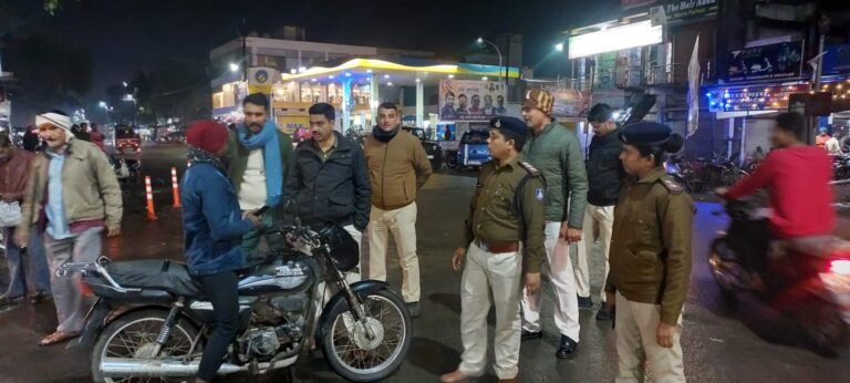 नववर्ष के स्वागत जश्न में की जावेगी सख्त वैधानिक कार्यवाही।
