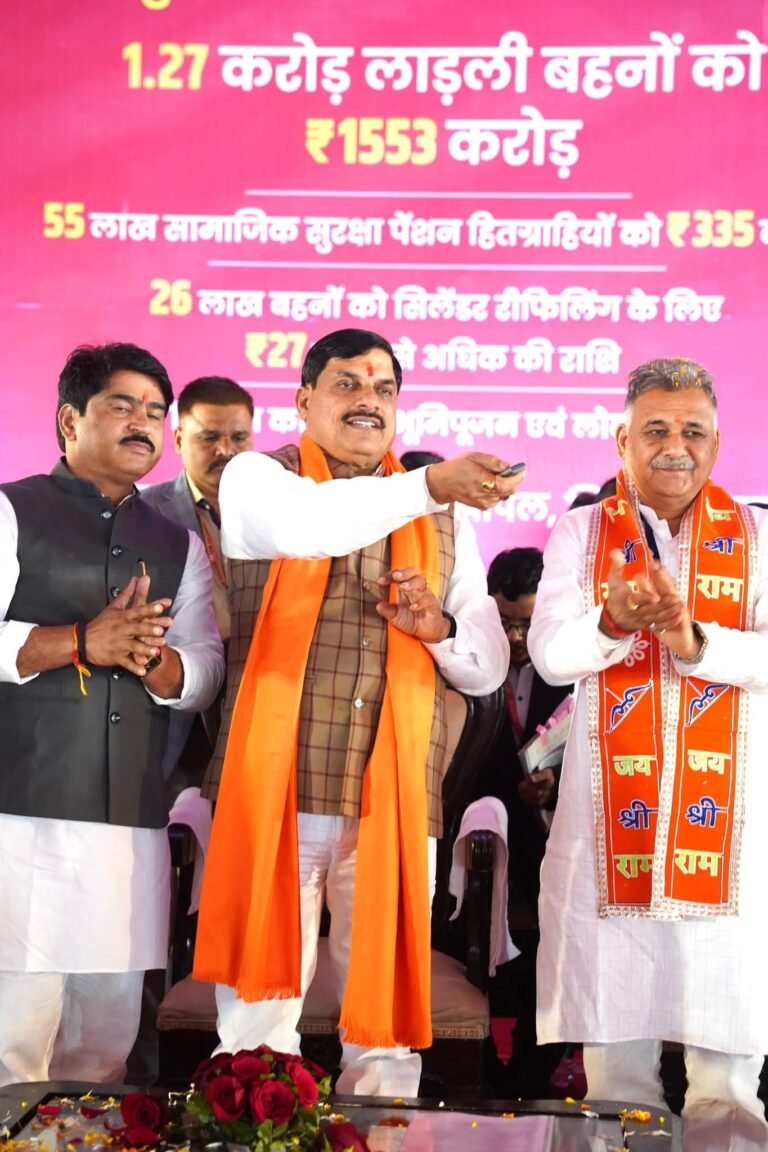 कालापीपल से प्रदेश की 1.27 करोड़ लाड़ली बहनों के खातों में ₹1553.49 करोड़, 26 लाख