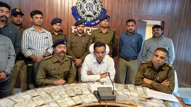 वमीठा पुलिस ने चोरी के मामले में 20 हजार के इनामी आरोपी से 40 लाख का माल मशरुका किया बरामद।