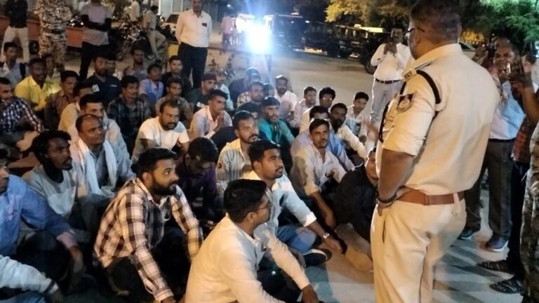 राजगढ़ जिले के करनवास में थाने के बिल को पुलिस और MPEB कर्मचारियों में विवाद