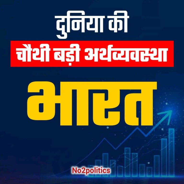 भारत दुनिया की चौथी सबसे बड़ी अर्थव्यवस्था बना