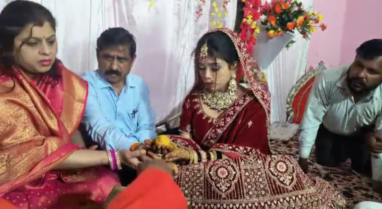 भिंड कलेक्टर ने लिया अनाथ लड़की का कन्या दान।