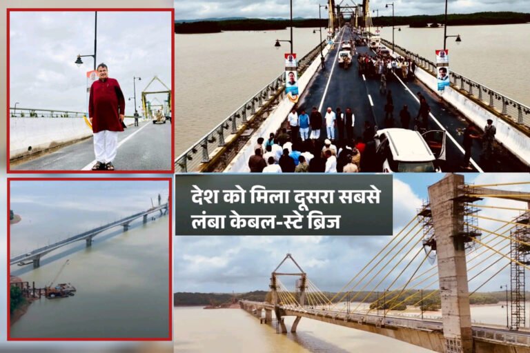 केंद्रीय मंत्री नितिन गडकरी ने कर्नाटक में देश के दूसरे सबसे लंबे सिगंदूर केबल-स्टे ब्रिज का किया उद्घाटन