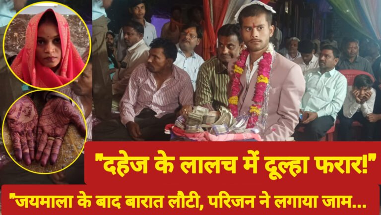 दहेज के लालच में दूल्हा मंडप से फरार; 10 लाख की मांग पर दुल्हन पक्ष ने हाईवे पर लगाया जाम