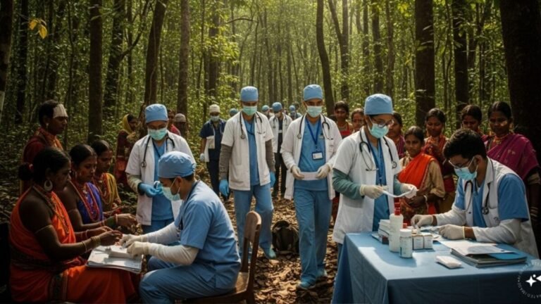नक्सलवाद गायब, दंतेवाड़ा के जंगलों में डॉक्टर्स की दस्तक, मरीजों के लिए 13 KM का पहाड़ी सफर तय