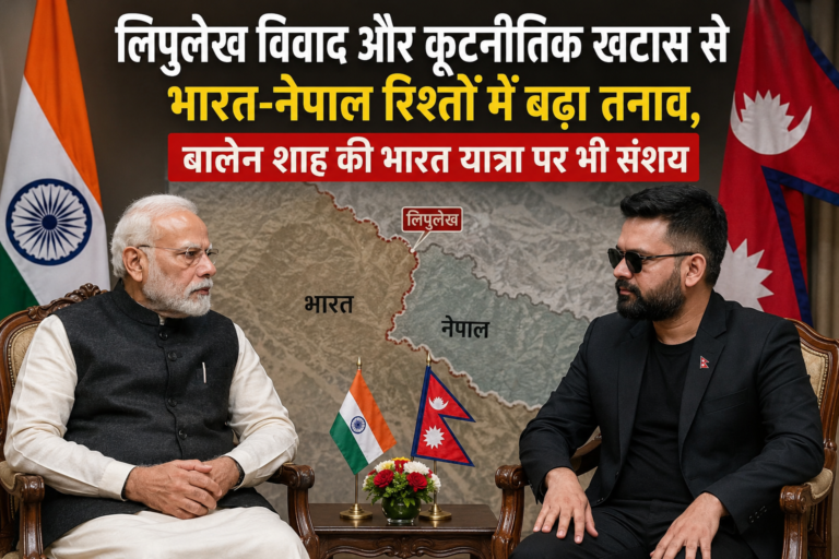लिपुलेख विवाद और कूटनीतिक खटास से भारत-नेपाल रिश्तों में बढ़ा तनाव, बालेन शाह की भारत यात्रा पर भी संशय
